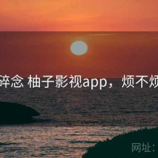 碎念 柚子影视app，烦不烦