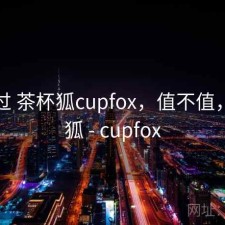 对比过 茶杯狐cupfox，值不值，茶杯狐 - cupfox