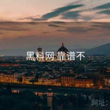 黑料网 靠谱不