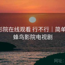 蜂鸟影院在线观看 行不行｜简单说明，蜂鸟影院电视剧