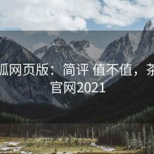 茶杯狐网页版：简评 值不值，茶杯狐官网2021