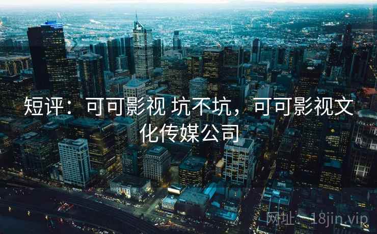 短评：可可影视 坑不坑，可可影视文化传媒公司  第1张
